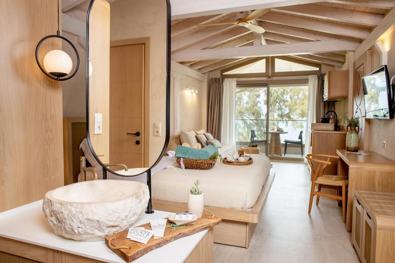 Mako Sea & Suites Pefkochori Bagian luar foto