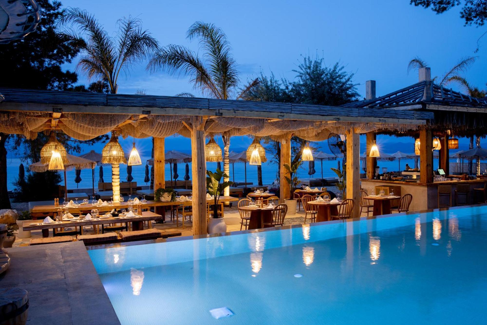 Mako Sea & Suites Pefkochori Bagian luar foto